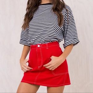 red skirt